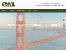 Tablet Screenshot of anvilbuilders.com